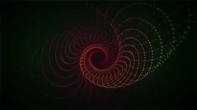 抽象银河光线AE模板视频的预览图